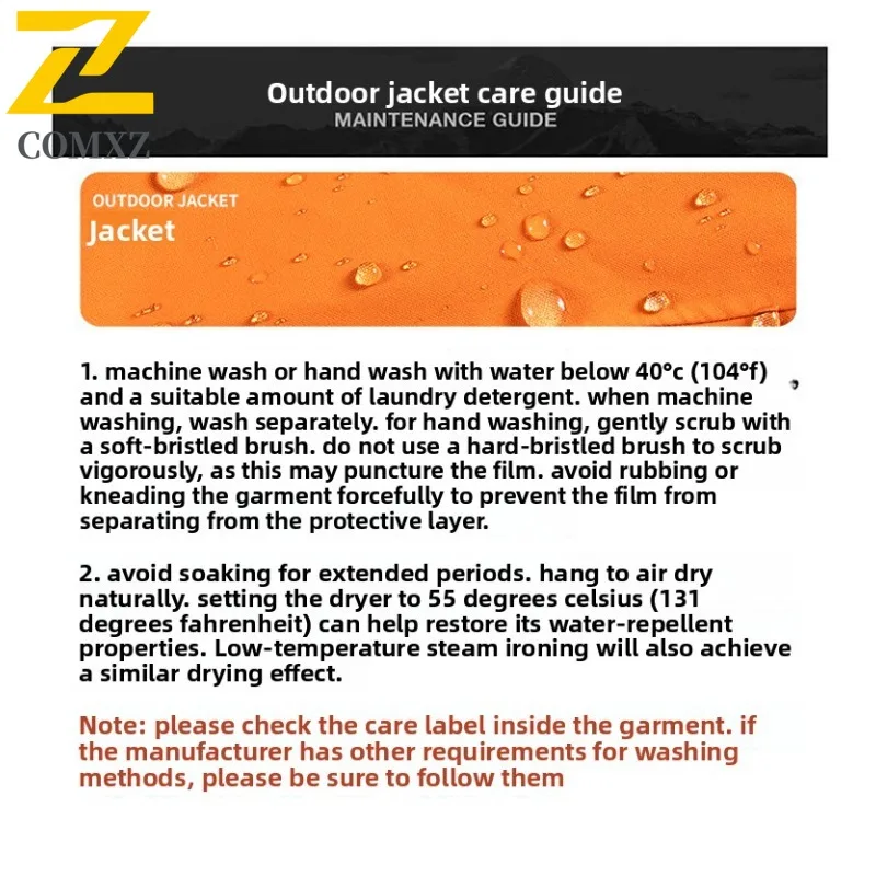 COMXZ 2025 الربيع قسط الجودة في الهواء الطلق سترة واقية طبقة واحدة زوجين انفصال هود مقاوم للماء يندبروف تسلق سترة