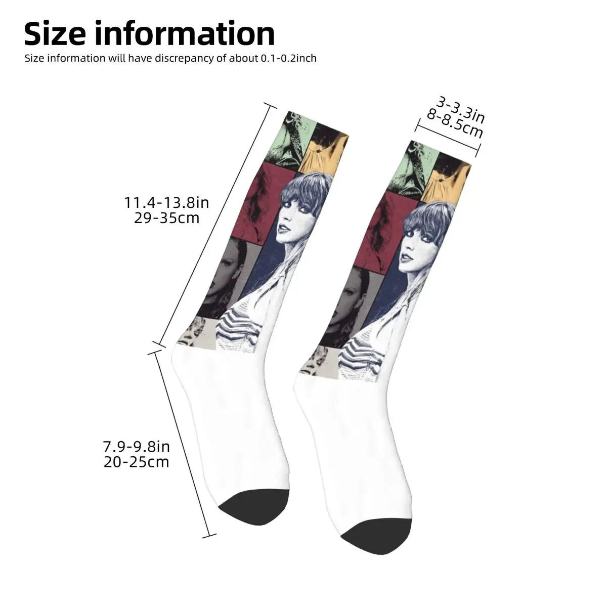 Taylor,Swift,Eras Tour Socks Harajuku Super Soft Stockings All Season Long Socks Accessories for Man's Woman's Christmas Gifts