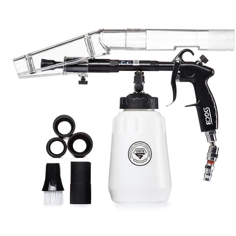 HOT SALE Pro High Velocity Vac Auto Interior Cleaning Brush Gun with Suction Hood