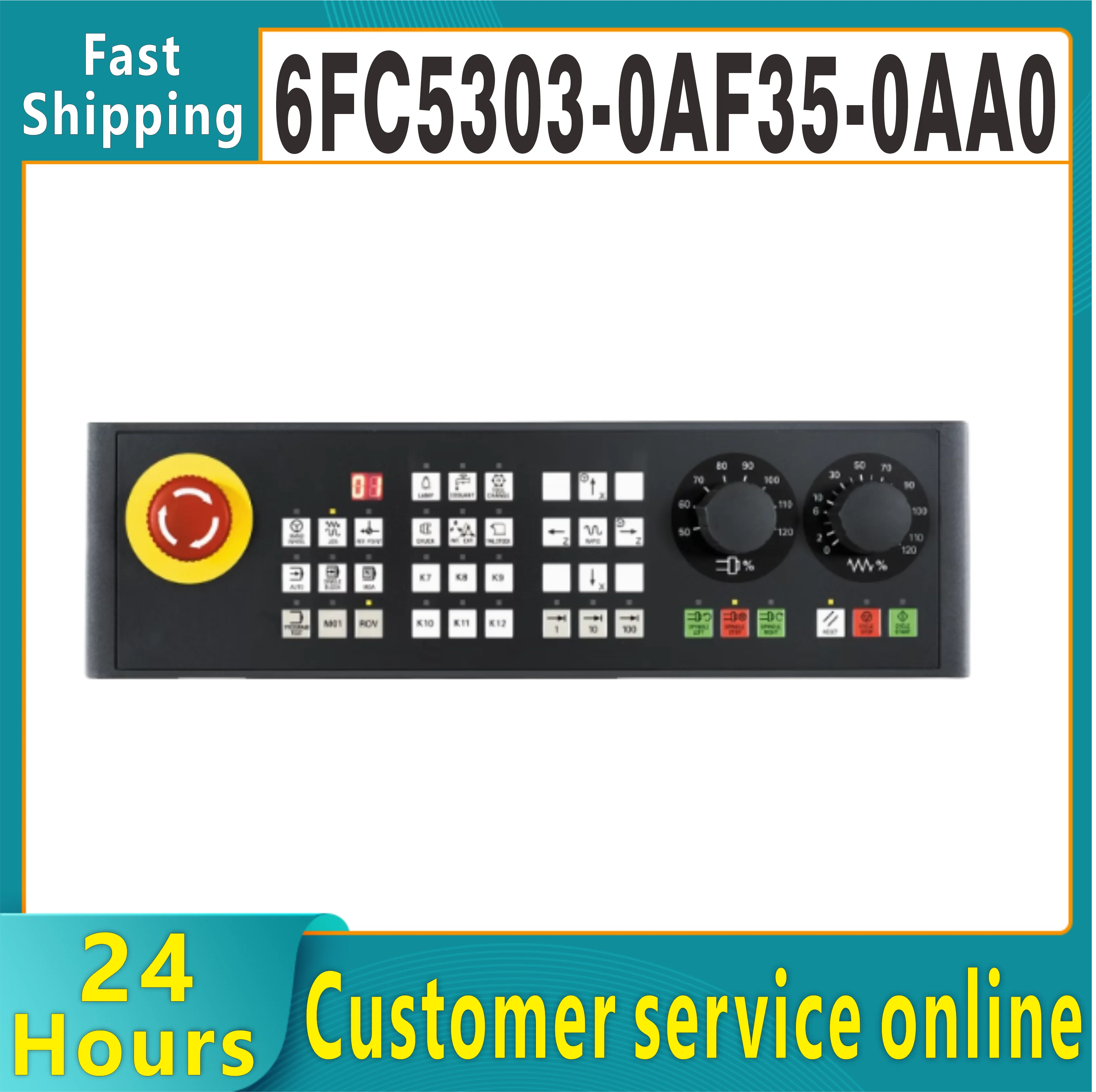 

Оригинальная панель управления станком с ЧПУ 6FC5303-0AF35-0AA0 6ES7 193-6BP20-0DA0 6ED1055-1MB00-0BA2