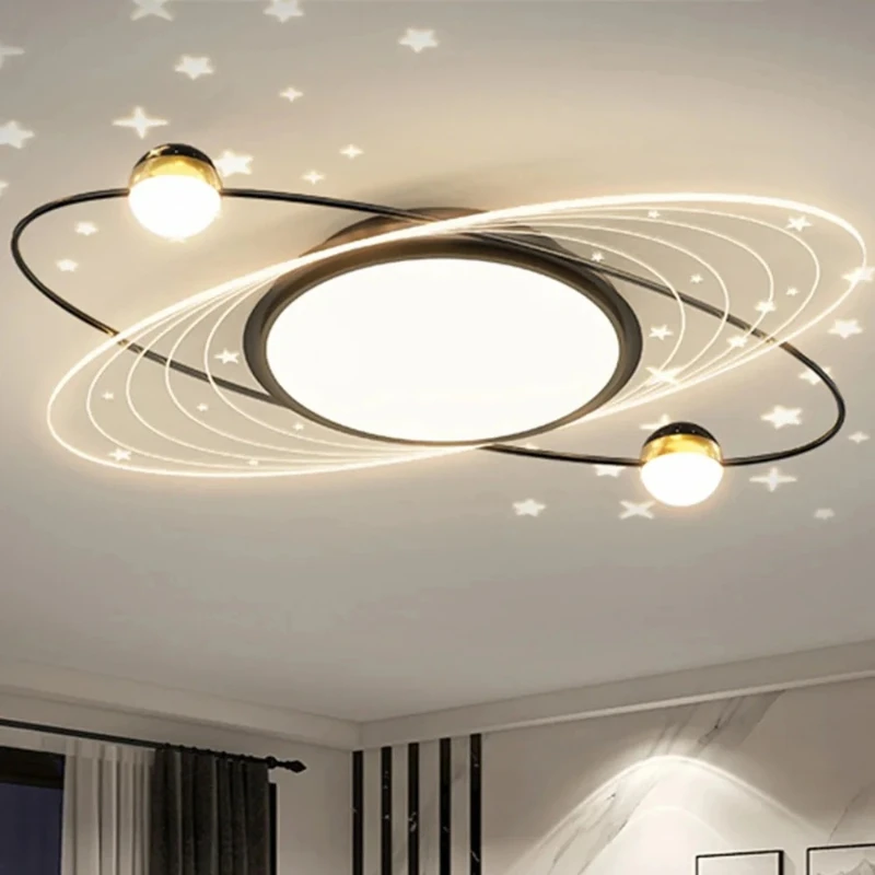 

Modern Simple LED Ceiling Lamp Home Decor Bedroom Study Fixture Creative Dining Living Room Lights Children's Room Chandelier