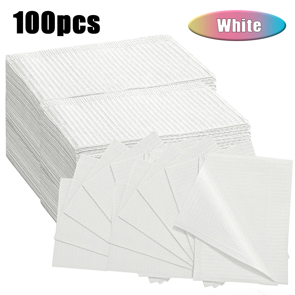 100/50/5 stücke Einweg Wasserdichte Tattoo Sauber Pad Tücher Dental Piercing Lätzchen Wasserdichte Blätter Papier Tattoo Zubehör