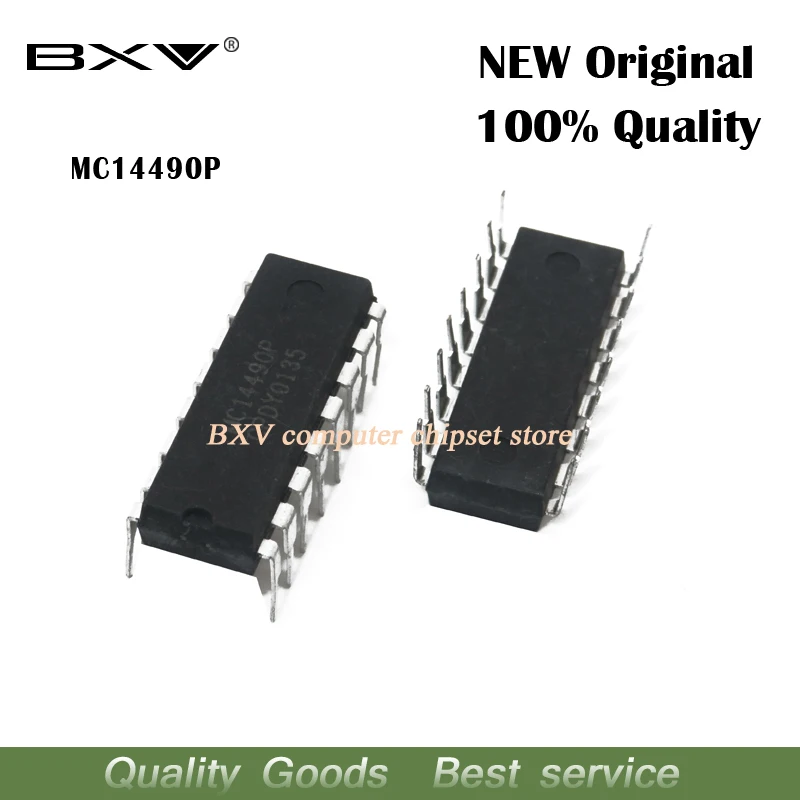5Pcs MC14490P DIP-1…