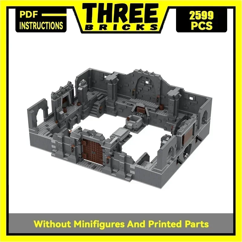 마법의 반지 영화 모델 Moc 빌딩 벽돌 대리석 무덤 전쟁 기술 모듈 형 블록 선물 크리스마스 장난감 DIY 세트 조립