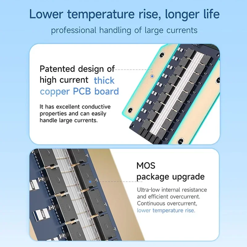 Active Balance Smart BMS с охлаждающим вентилятором 4-24S 250-500A LiFePo4 Литий-ионный LTO Защитная плата литиевой батареи для хранения энергии