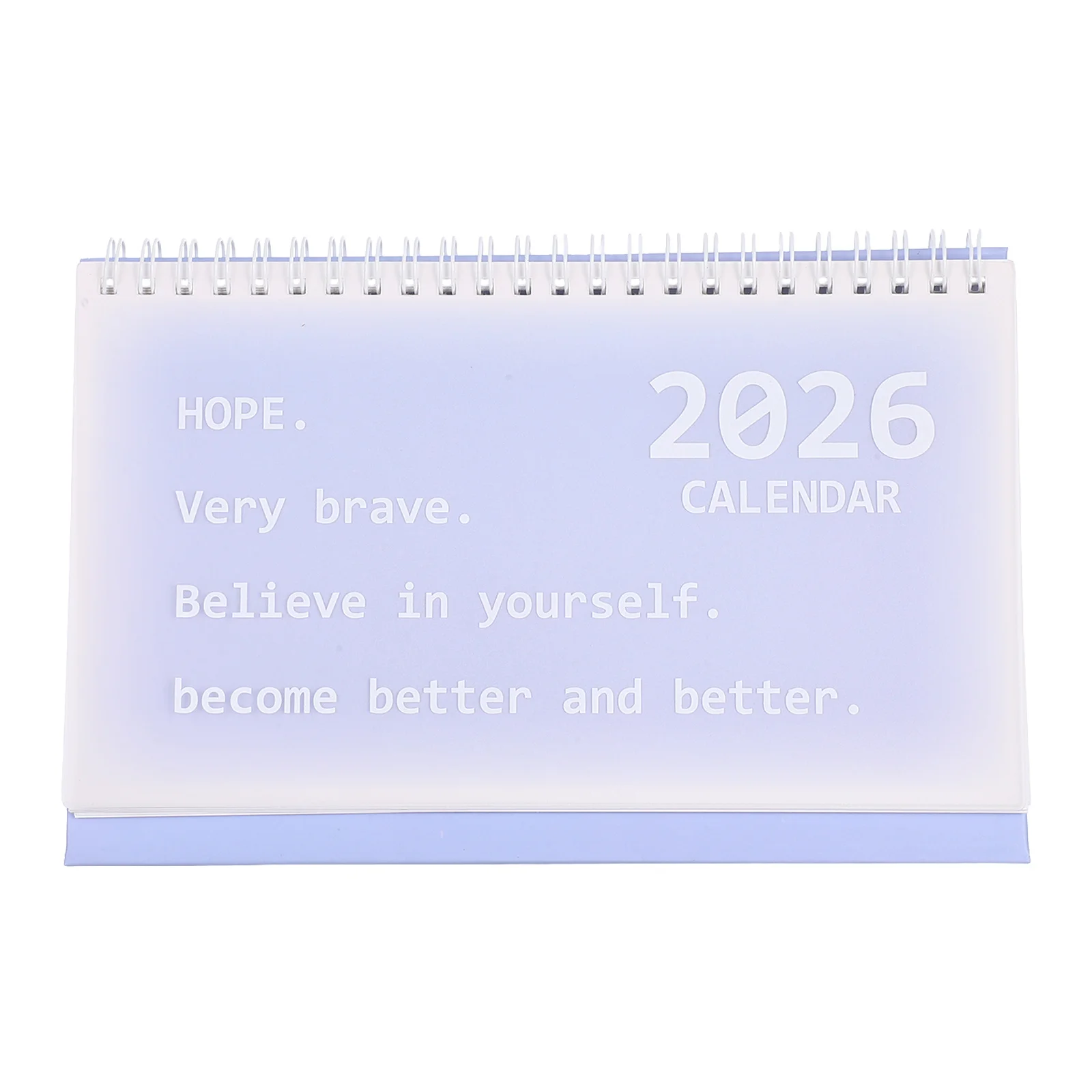 

2026 Desk Calendar Spiral Bound Academic Planner Monthly Weekly Views Standing Flip Wire Binding Office School