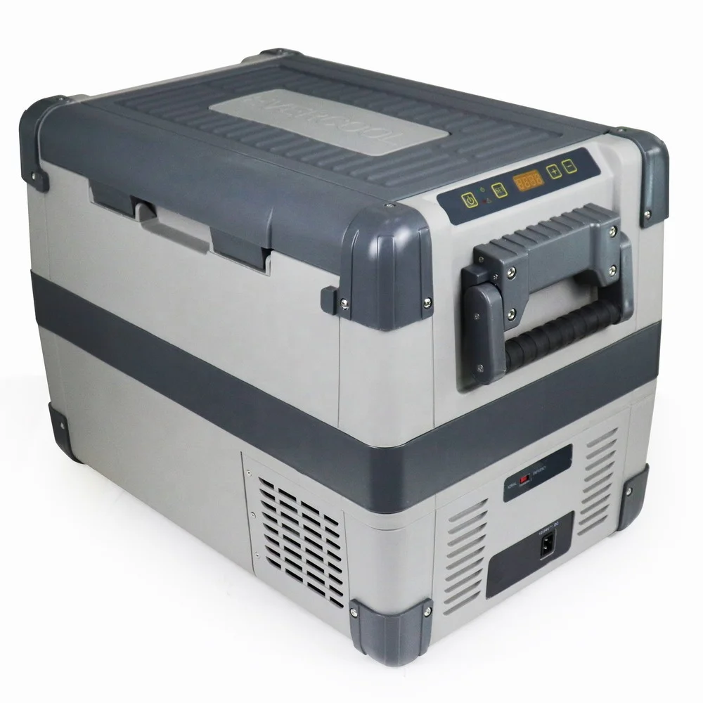 EVERCOOL Dc 12v 24v compresor portátil refrigerador congelador para acampar caravana al aire libre Rv