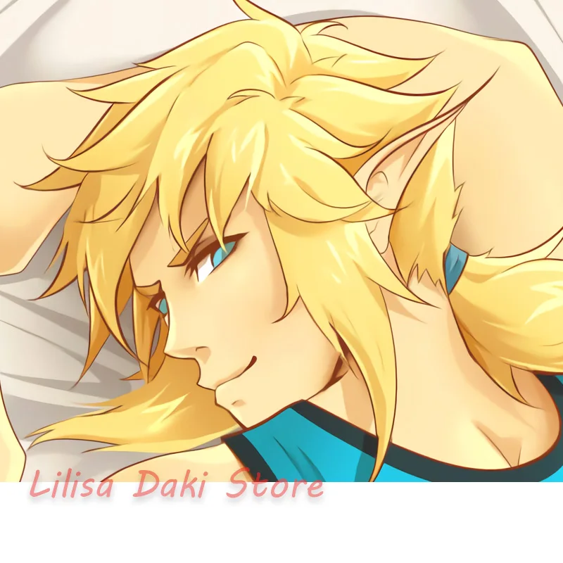 Dakimakura Link Body Pillow Cover Double-Sided Print Anime Life-Size Pillowcase Gifts