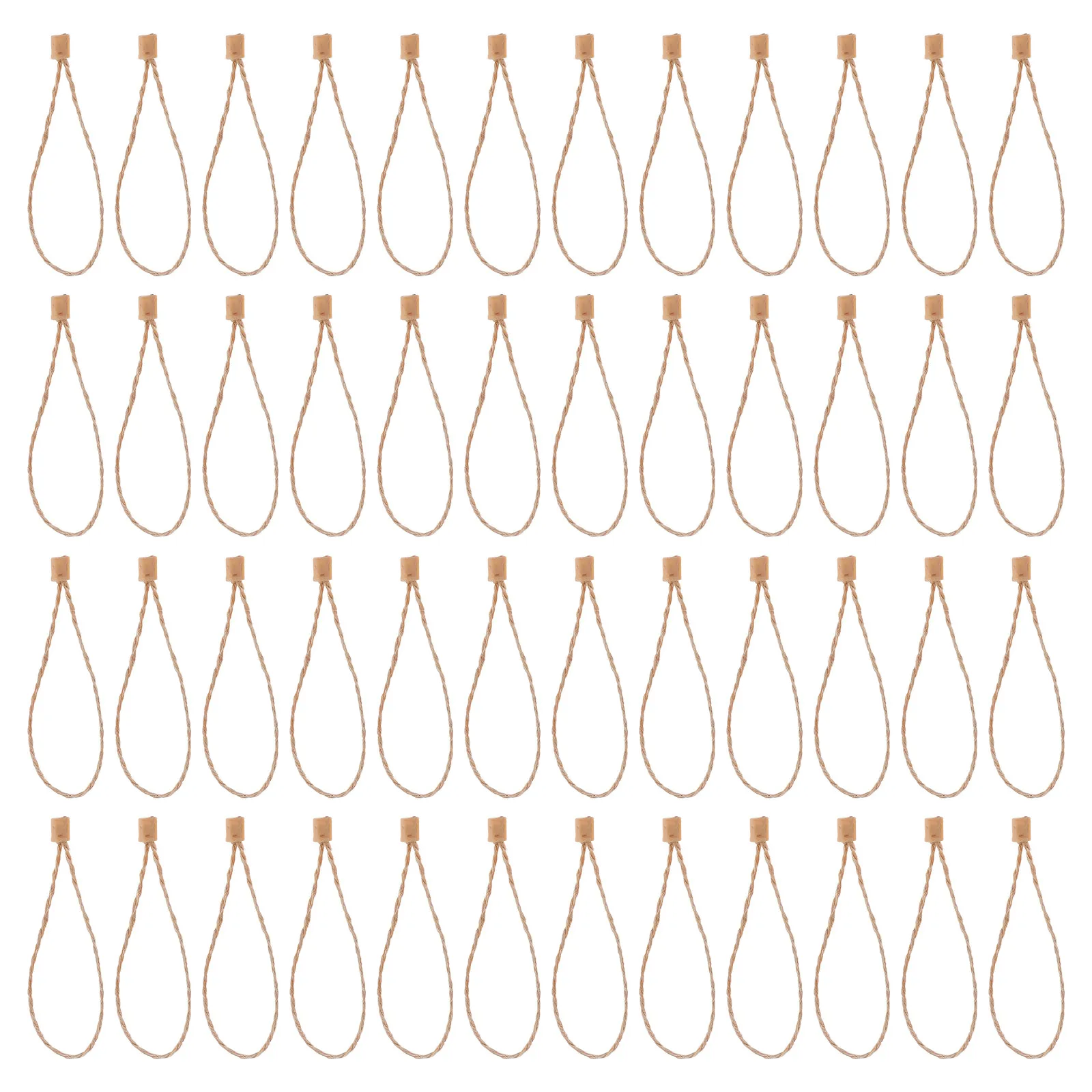 1000Pcs Clothing Hang Tag Buckles Snap Lock Label Strings Easy Attach Loop Fasteners Price Tag Strings for Apparel Luggage DIY - view 5