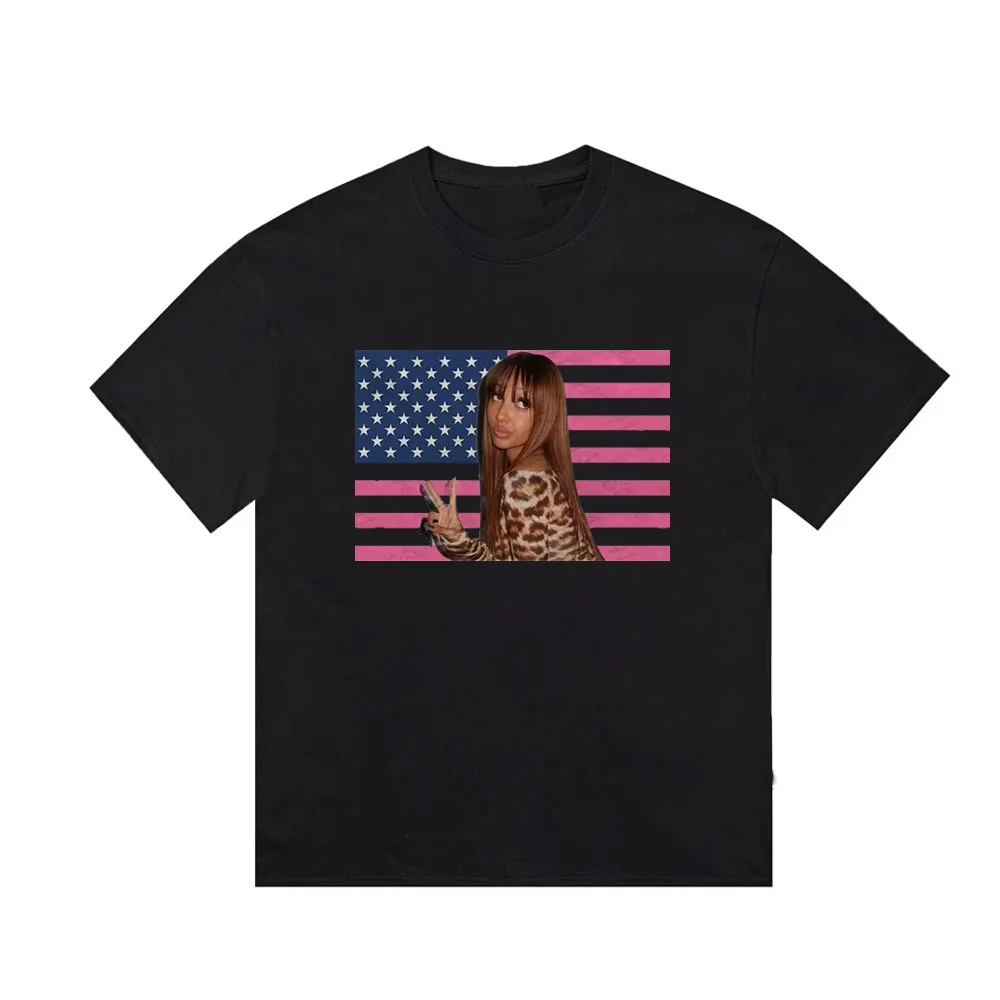 Summer Short-sleeved Graphic T Shirts Y2k Tops Grunge Clothes Y2k Kitty 90s Vintage Clothes for Women Women's T-shirts Kawaii