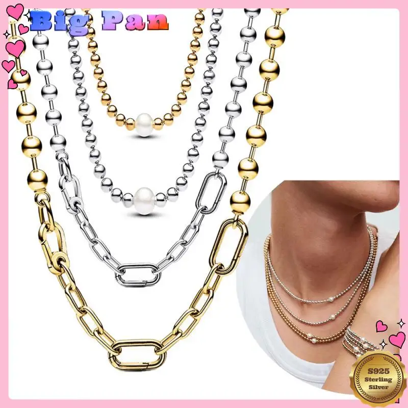 

New Hot Selling Fashion Bead Necklace Fit Diy Creativity With Small Pendant Bead Necklace Exquisite Gift For Women 2025