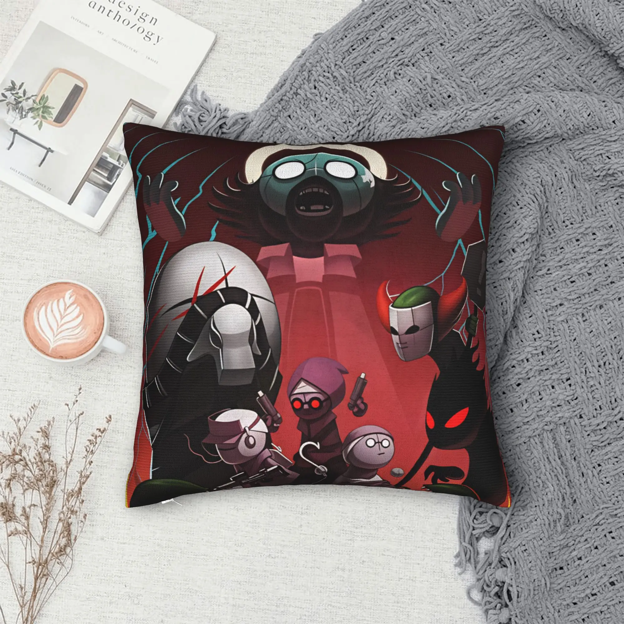 Pillow Cover MADNESS COMBAT  Vintage Pillow Case For Sofa Couch Bed Living Room Pillowcases