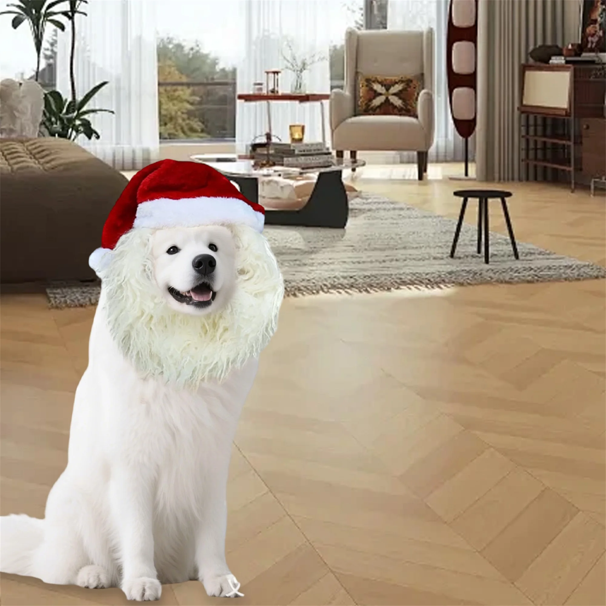 

Рождественская повязка на голову с рогами оленя и колокольчиком, милый праздничный аксессуар для волос для домашних животных, праздничный зимний костюм для собаки и кошки, шапка