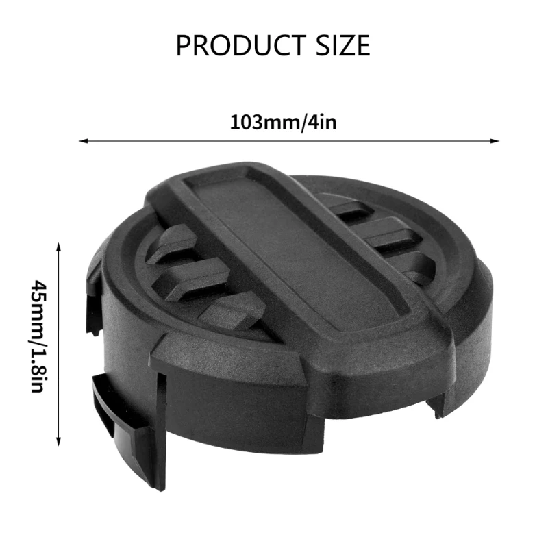 Coperchio e molla dei tappi per testa del trimmer a 2 pacchetti per compatibili con parti QuickFeed con DCST922P1 DCST922B