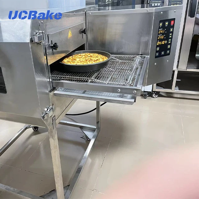 Factory Wholesale 18 inch Gas Conveyor Pizza Oven for Restaurant Conveyor Belt Commercial Pizza Baking Oven Burger bun Oven