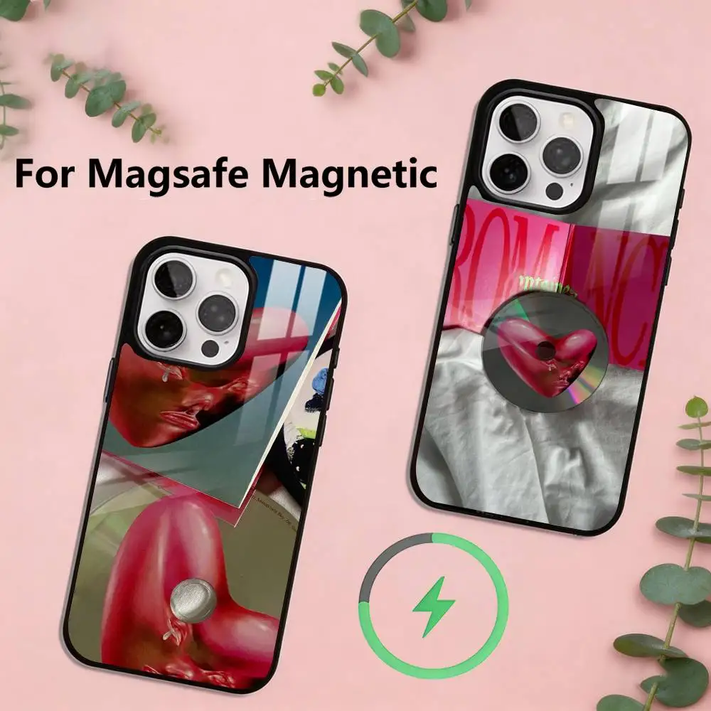 

Fontaines -DC Romance Phone Case For iPhone17,16,15,14,13,12,11 Plus,Pro Magnetic with Magsafe Wireless Charging