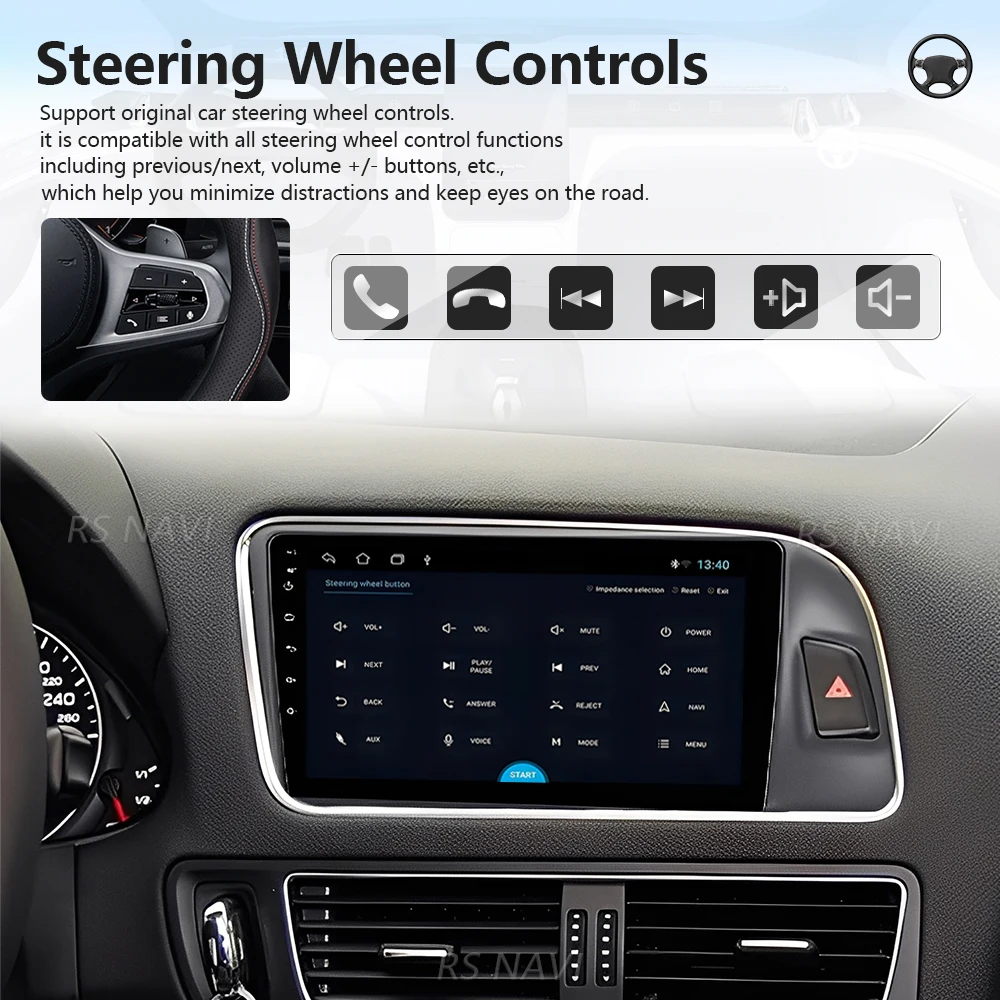 Plug and Play Android 16 Carplay Auto 2K Screen Car Radio