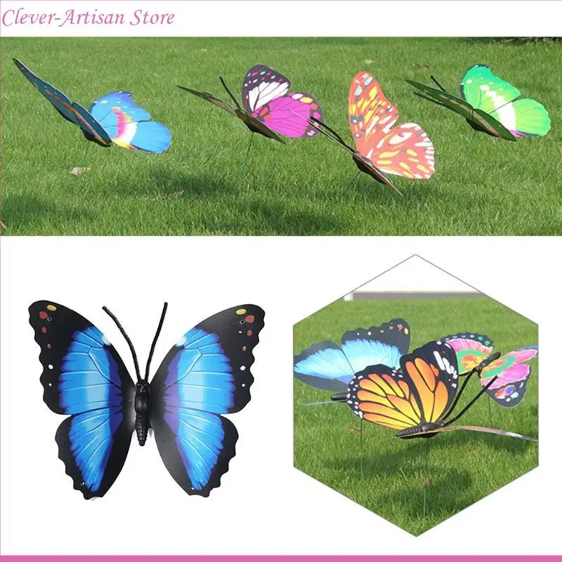 

E06B Simulation Artificial for Butterfly Decorations Garden Yard Lawn Patio Outdoor A
