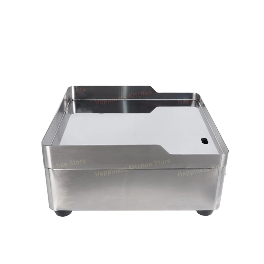 For Electric BBQ Plancha Steak Frying Griddle Stainless Steel Grill 36*36cm Grill Net Teppanyaki 2000W