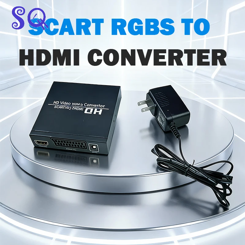 SCART RGBS To HDMI Converter Box Standard Definition To High Definition Suitable For Arcade Cbox 0r Various Low-Resolution PCS