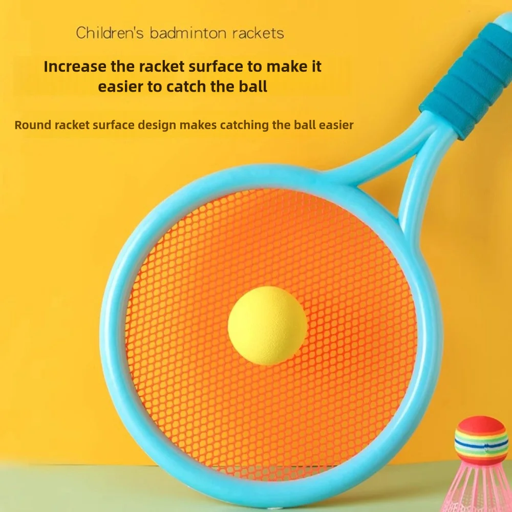 مضرب تنس للأطفال، لعبة رياضية خارجية ترفيهية، مضرب كرة الريشة، مجموعة ألعاب رياضية لرياض الأطفال