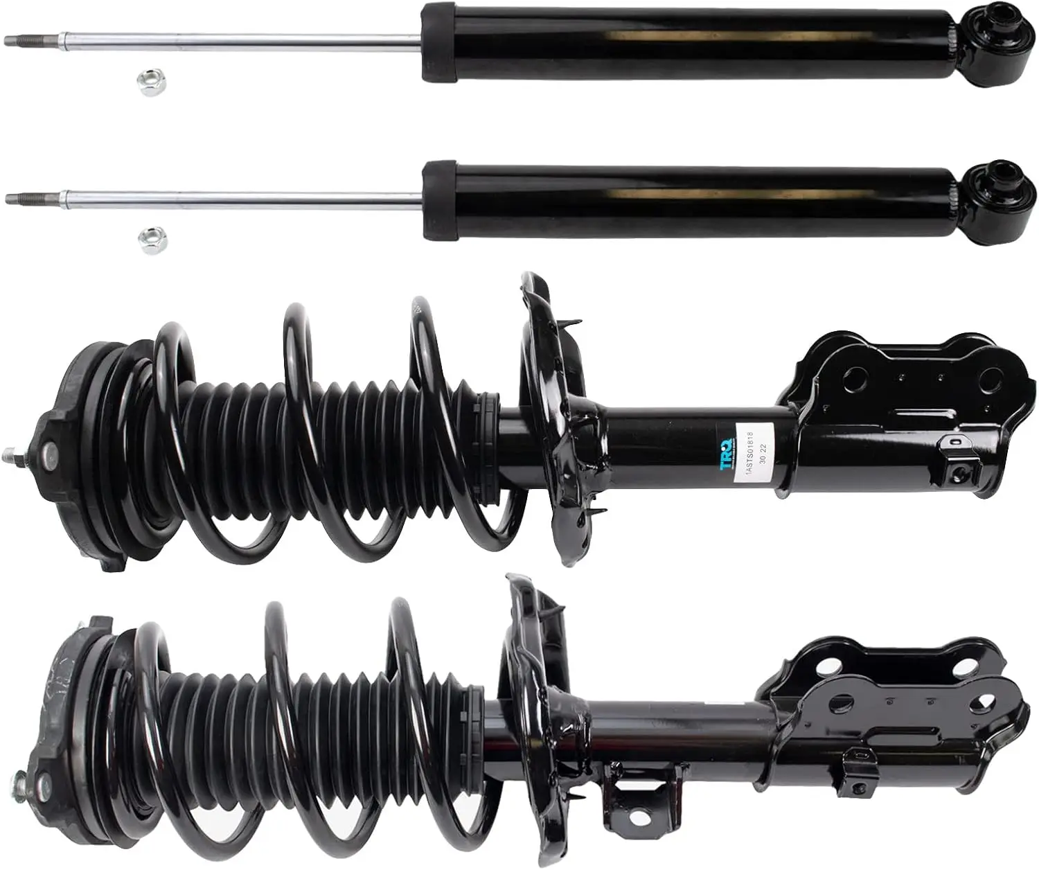 

Полный комплект передней и задней стойки и амортизатора. Полный комплект стойки и винтовой пружины в сборе, совместимый с Hyun 2017-2020 гг.