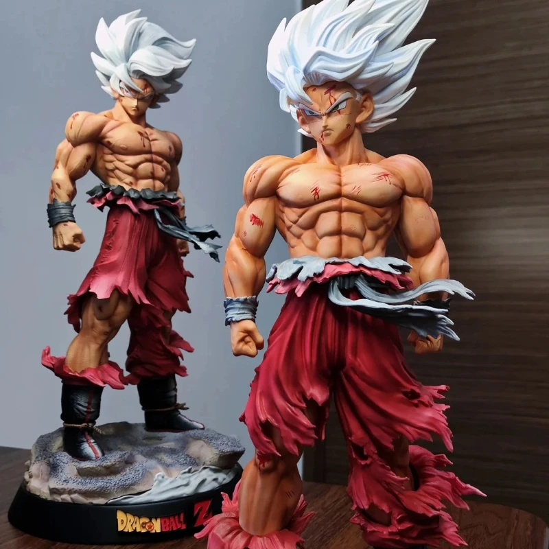 Dragon Ball 29 cm Super Saiyan Goku Actiefiguren Wekelijks Kleur Tone Model Kit Standbeeld GK Anime Speelgoed Computerkast Ornament Gift