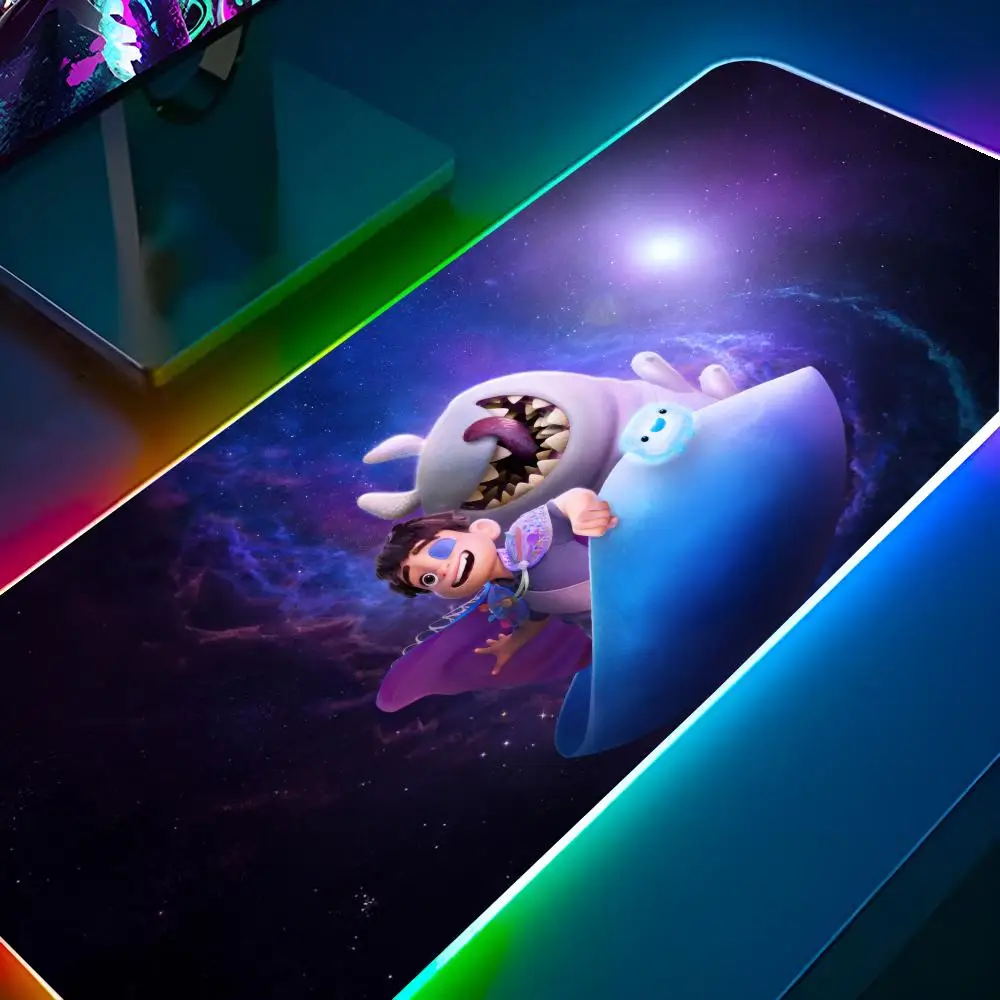 

Elio Movie Mouse Pad RGB Backlit Mouse Pad Laptop Mouse Pad Laptop Gamer Computer Desk Gaming Accessories