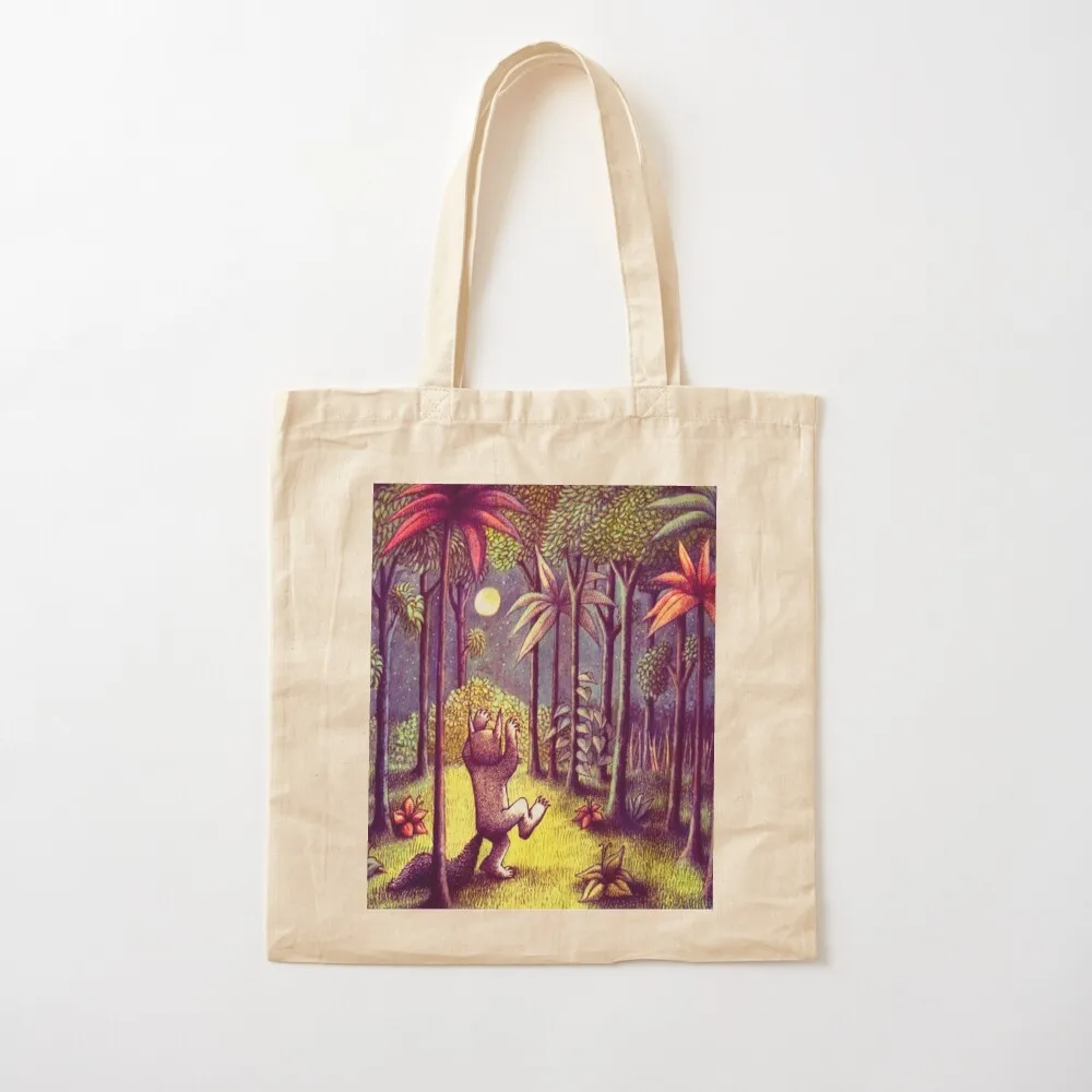 Let the Wild Rumpus Start Tote Bag shopping bag Eco bag handbag Women's bags