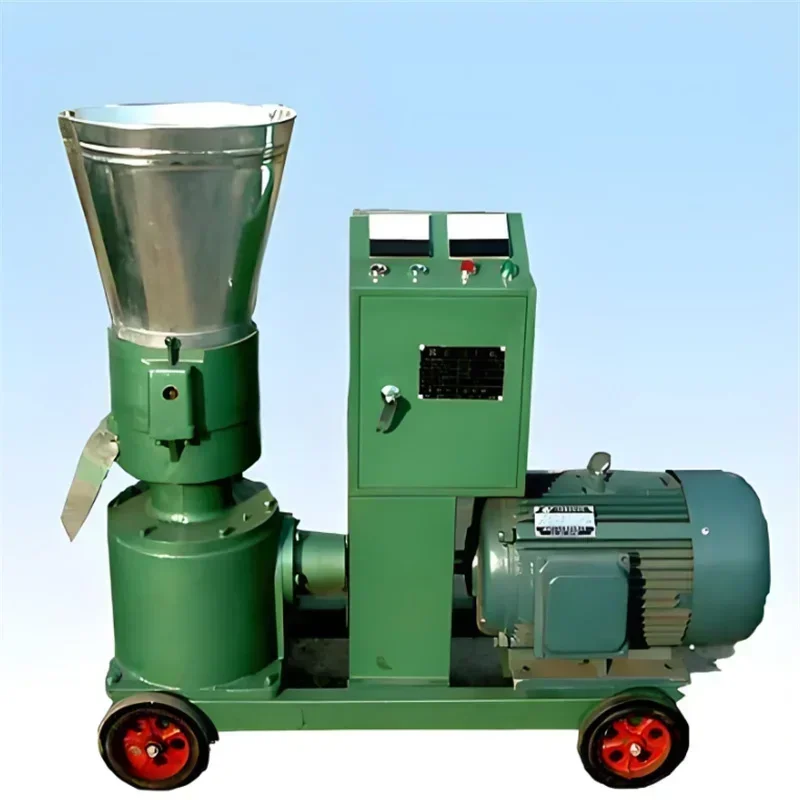 

Hot Sales 80-1200 Kg/h Household Mini Chicken Feed Pellet Machine Factory Flat Mold Small Animal Feed Pellet Machine Cheap