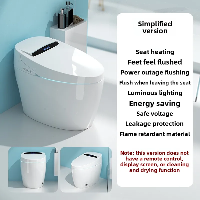 2026 Smart Toilet Ceramic Seat Modern Minimalist Household Commercial-Grade One-Piece Model Electric Sensor Automatic Flushingpr