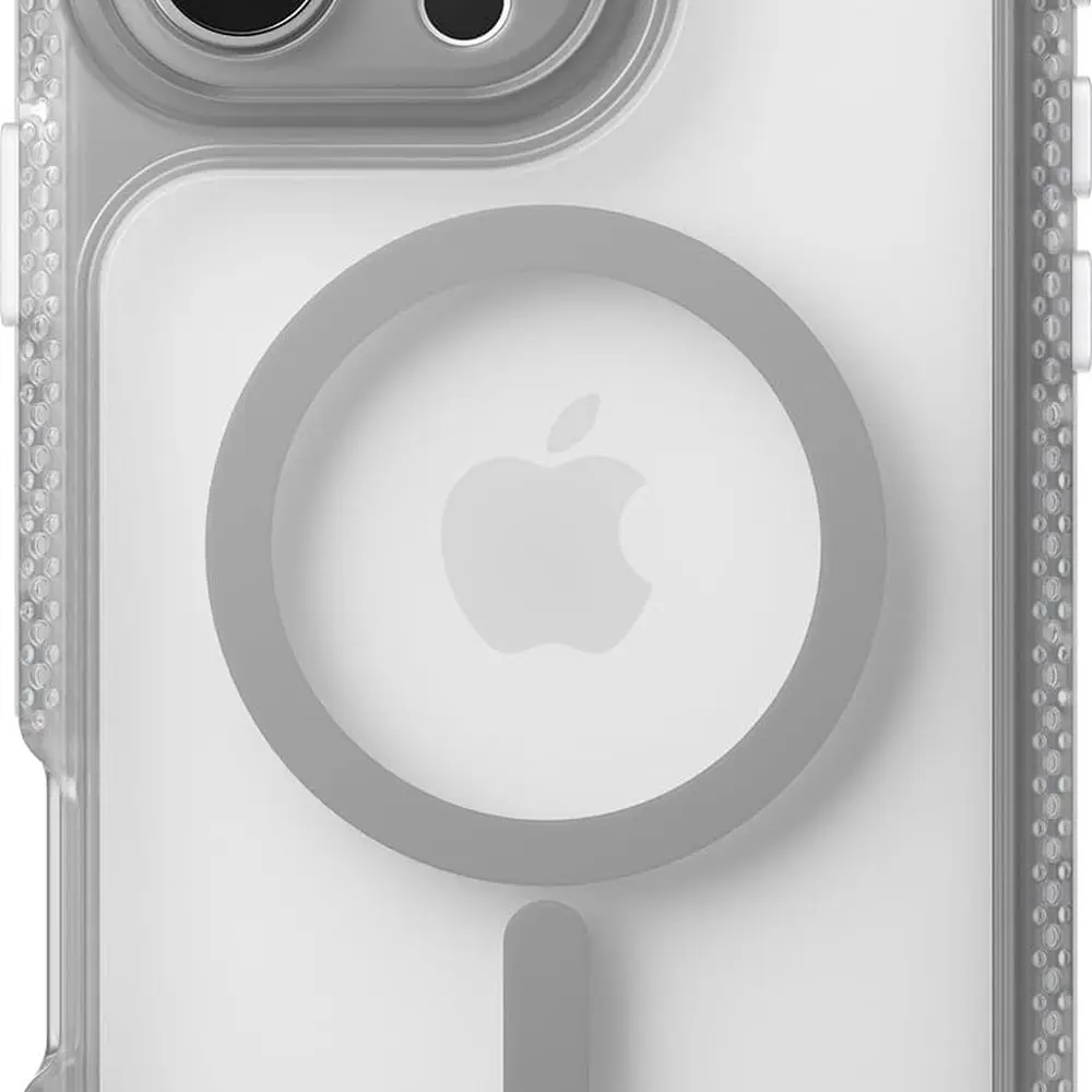 

MagSafe-Enabled iPhone 16 Pro Max Case with Triple-Layer Protection, Clear Back & Matte Frame (6.9, Urban Smoke)