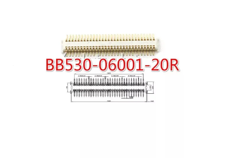 20PCS/Lot New Original BB530-06001-20R 0.5mm 60Pin pitch Connector Board To Board to SIM900B SIM900S