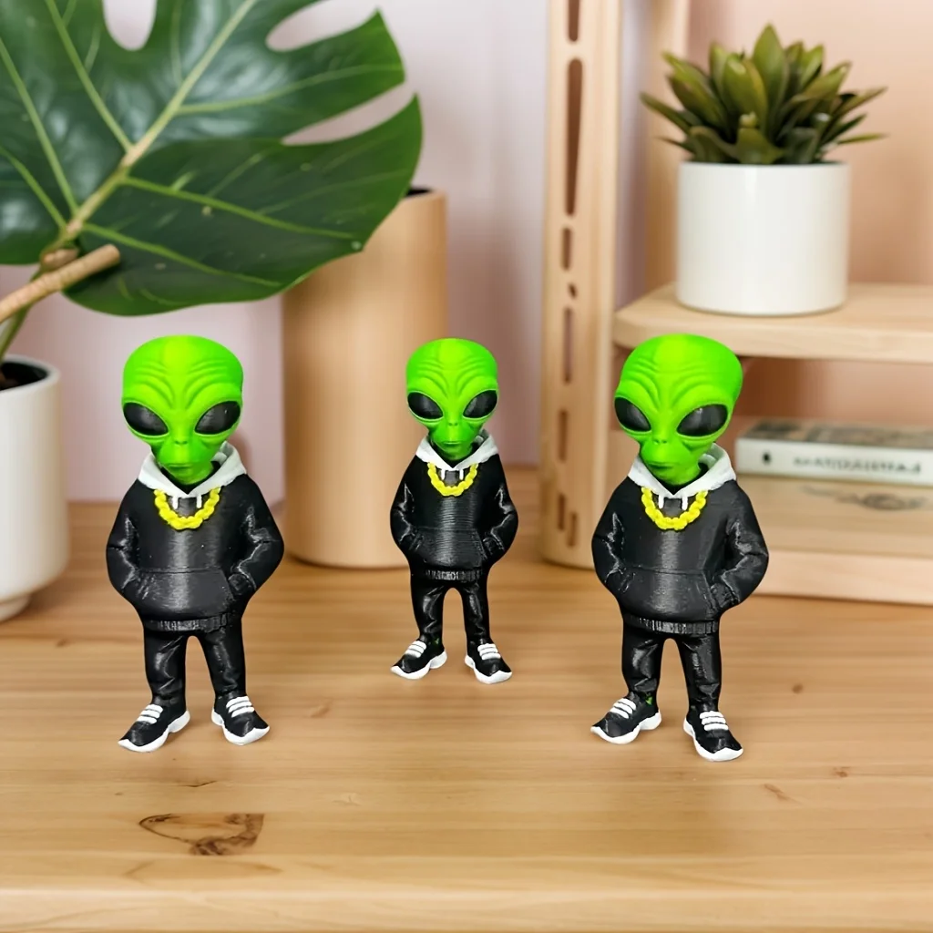 1 Peça de Figura Alienígena Ve - Desk Setup Green avaliação e preço