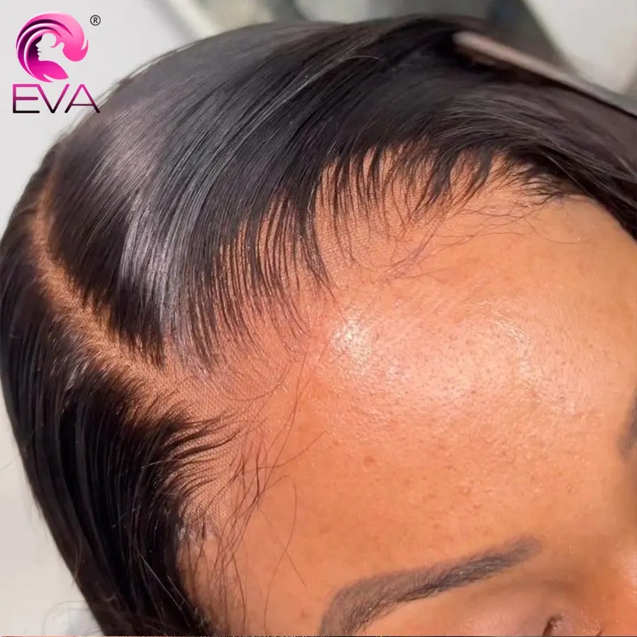 Eva Hair 13x6 HD Lace Frontal Only Melt Skins Human Hair Straight & Body Wave Invisible HD Lace 5x5/7x5/9x6 Closure Pre Plucked