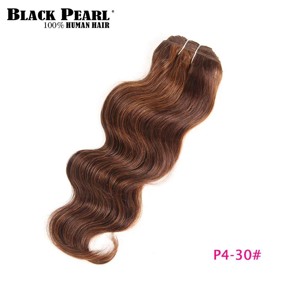 Black Pearl Brazilian Body Wave Hair P4/27 P6/27 Highlight Bundles Human Hair Weave Bundles Remy Human Hair Extension