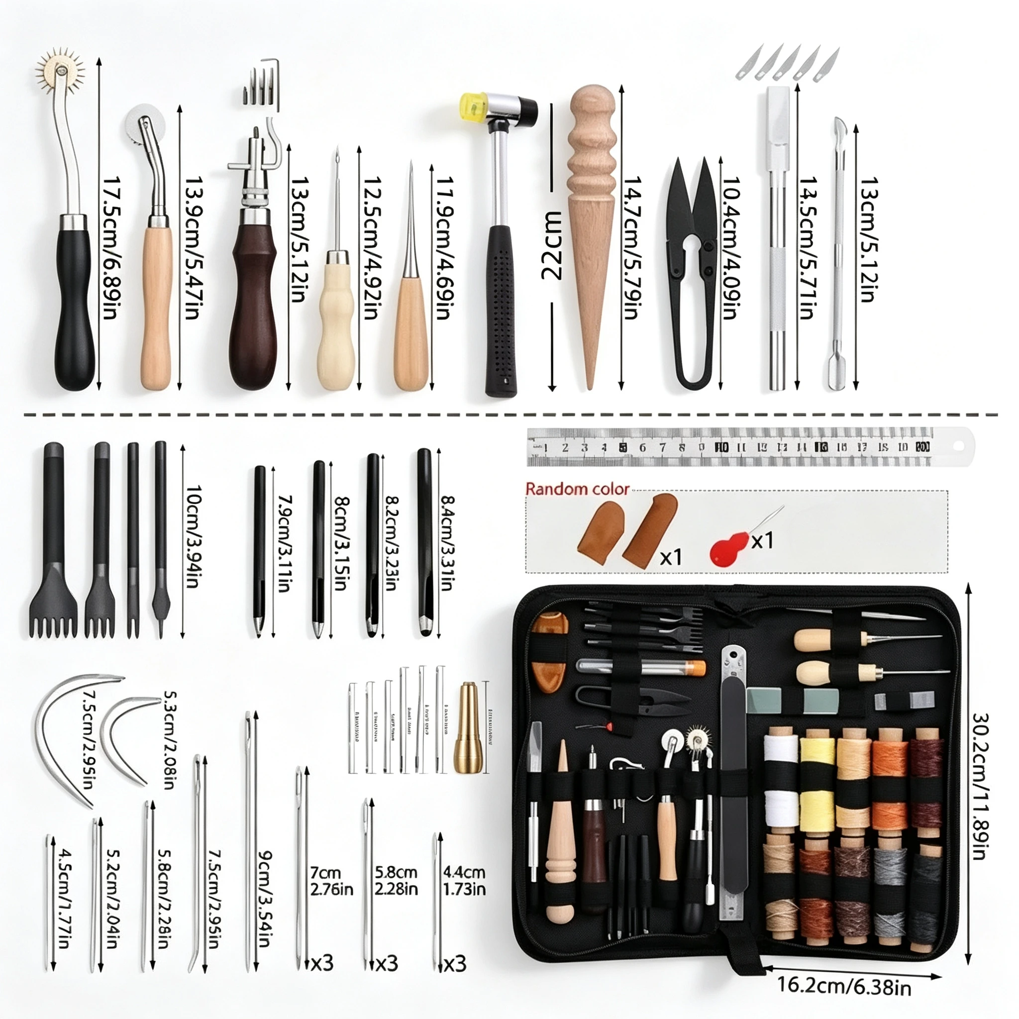 Professional Leather Craft Too - Leatherwork Hand Sewing Needles recension och pris