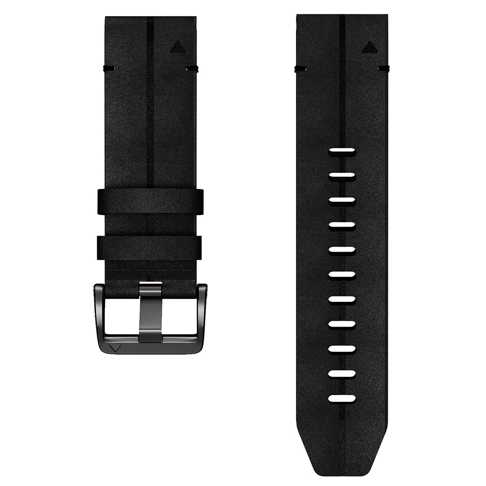 Quickfit Watch Band Genuine Leather 26mm 22mm  For Garmin Fenix 7X 6X 5X 7 6 Replacement Strap Epix Gen 2/FR 955/Tactix Bracelet