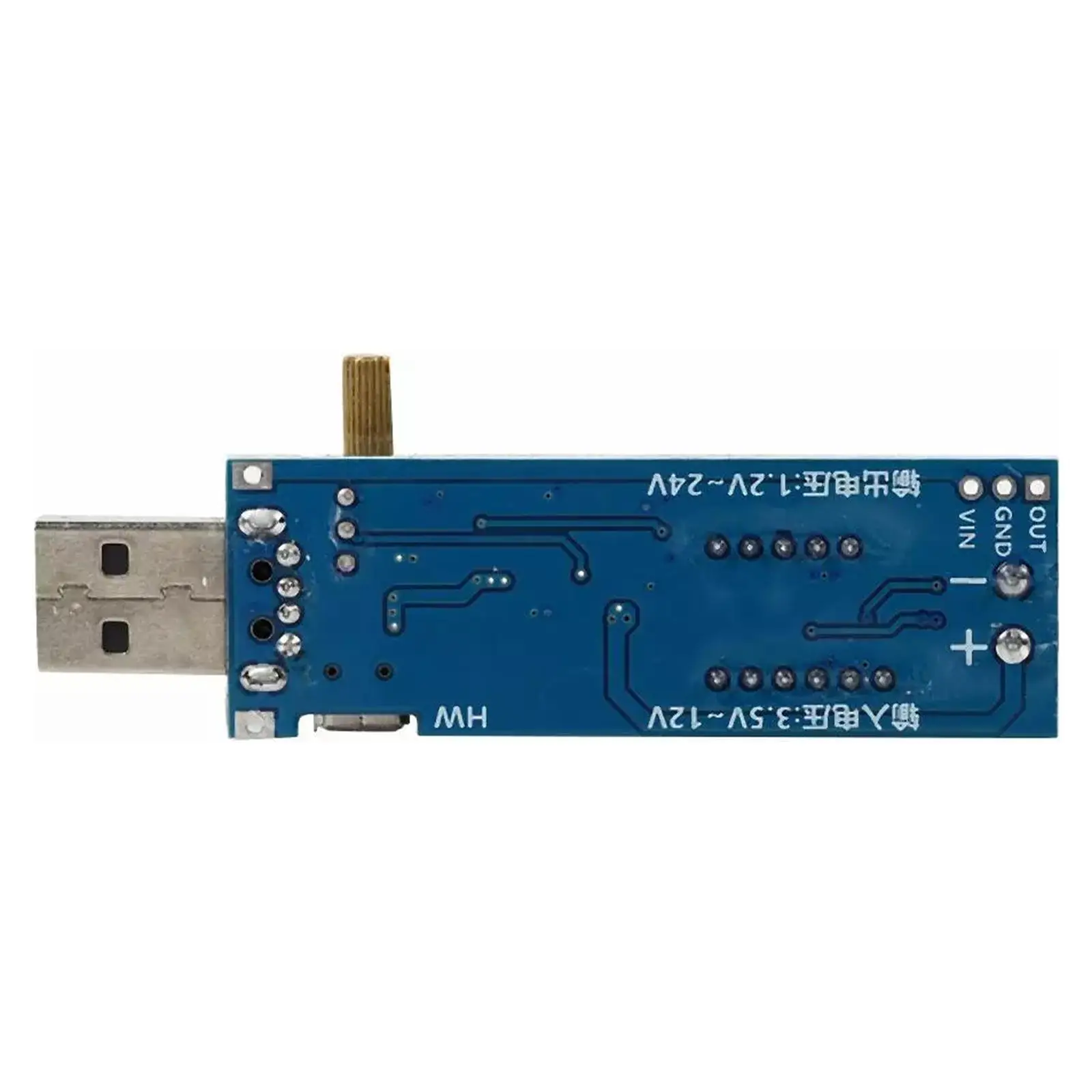 Digital Display Boost Buck Converter USB Step Up Down Power Supply Module DC 1.2V 24V Adjustable Output Voltmeter Ammeter for