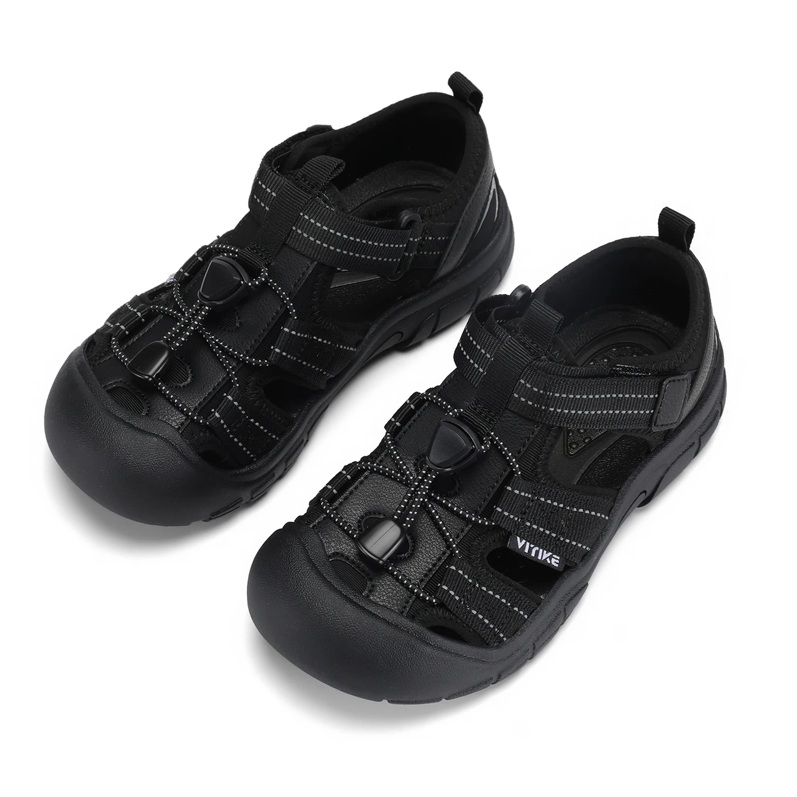 

Kids' Sports Sandals, Wide Width for Wide Feet Closed-Toe Sandals, Summer Kids Soft Anti-Slip Beach Shoes