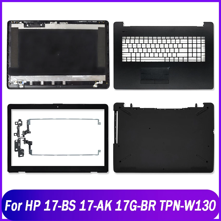 Rear Lid For HP 17-BS 17-AK 17G-BR TPN-W130 TPN-C129 Laptop LCD Back Top Cover Front Bezel Palmrest Upper Bottom Case Hinges