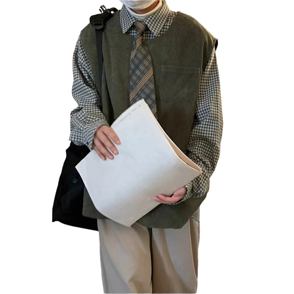 

Мужской ретро японский вельветовый повседневный жилет, свободные универсальные топы, куртка, верхняя одежда