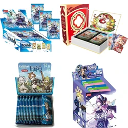 Sac de collection de cartes Genshin Impact, jeu cancers, cadeau de Noël, boîte ennemi, jouet pour enfants, dîner