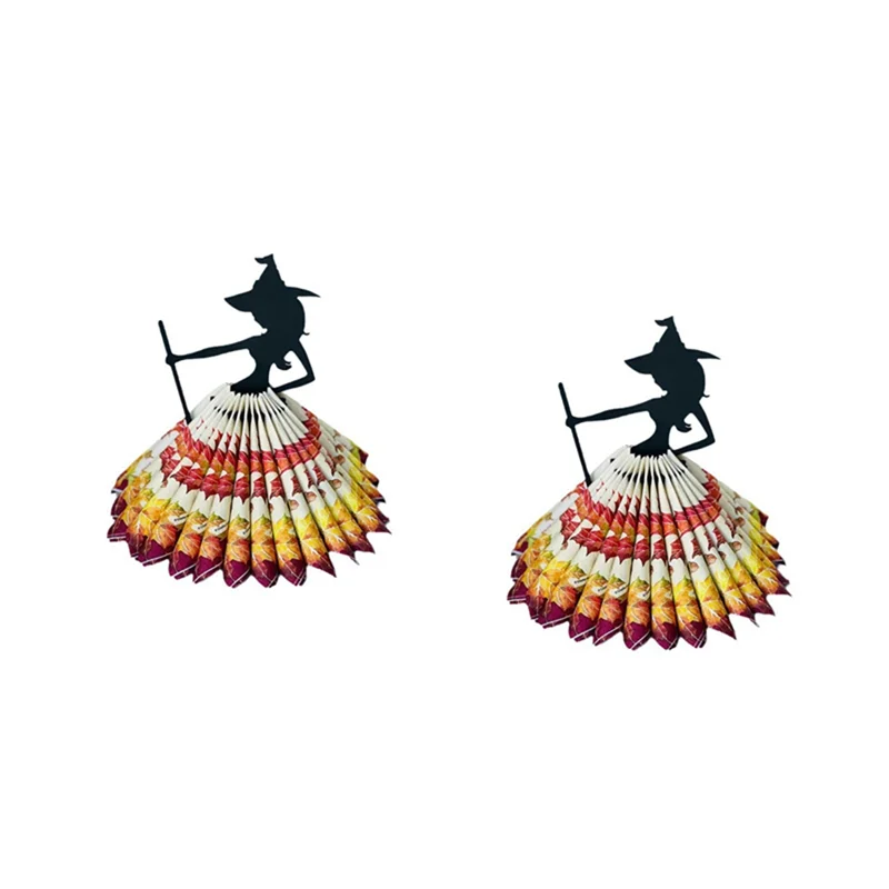 Halloween Witch Tabletop Server with Tablecloth Halloween Cupcake Witch Display Stand Home Decoration