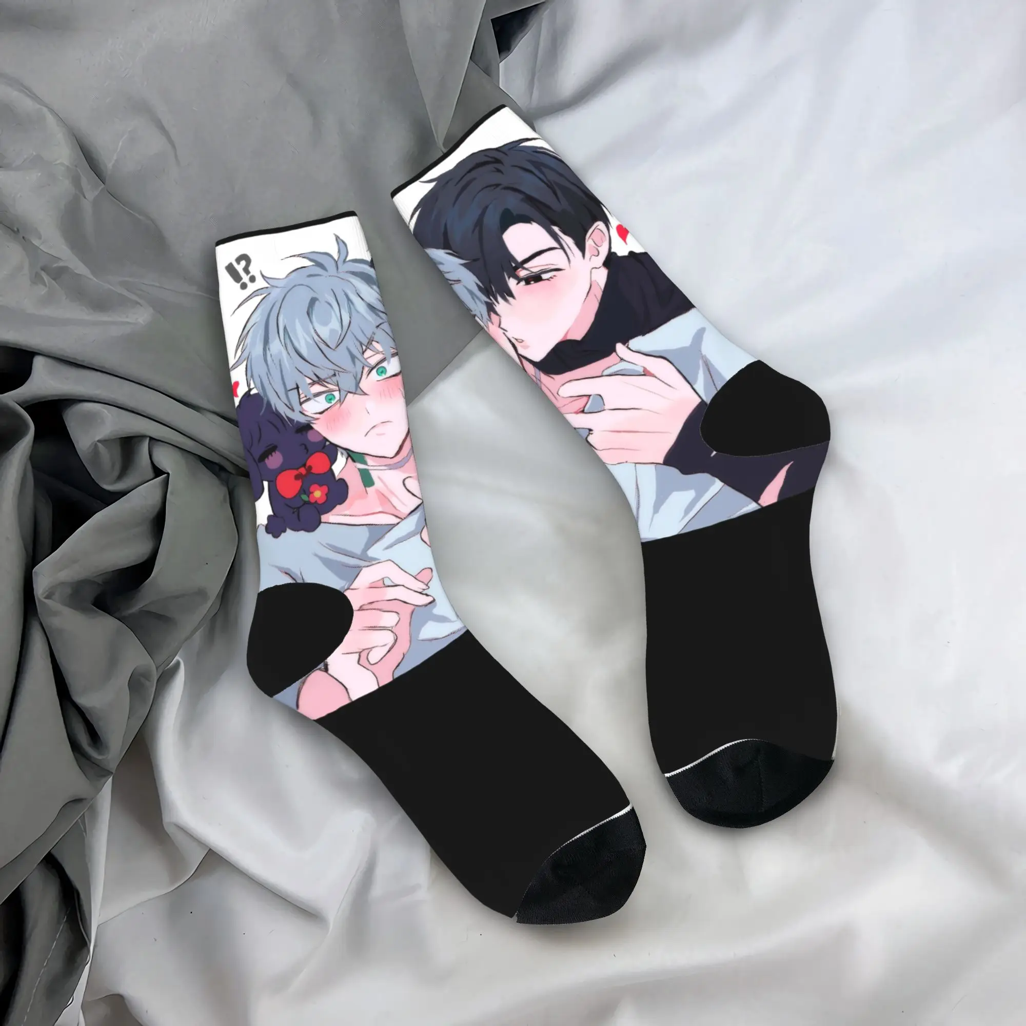 Ivan And Till Alien Stage Stockings Unisex Men  Socks Soft Breathable Modern Socks Skateboard Anti Slip Pattern Socks Gift Idea