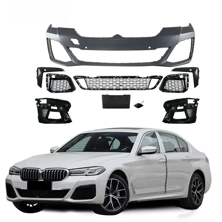 

Лидер продаж, обновленный комплект кузова в стиле Lci Mt для 5-й серии G30 2017-2020, комплект кузова с передним бампером, боковой юбкой заднего бампера