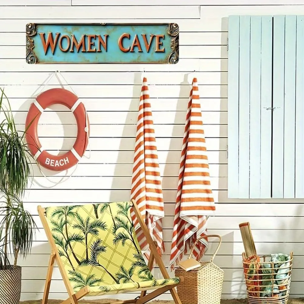 Vintage Metal Wall Decor Sign 