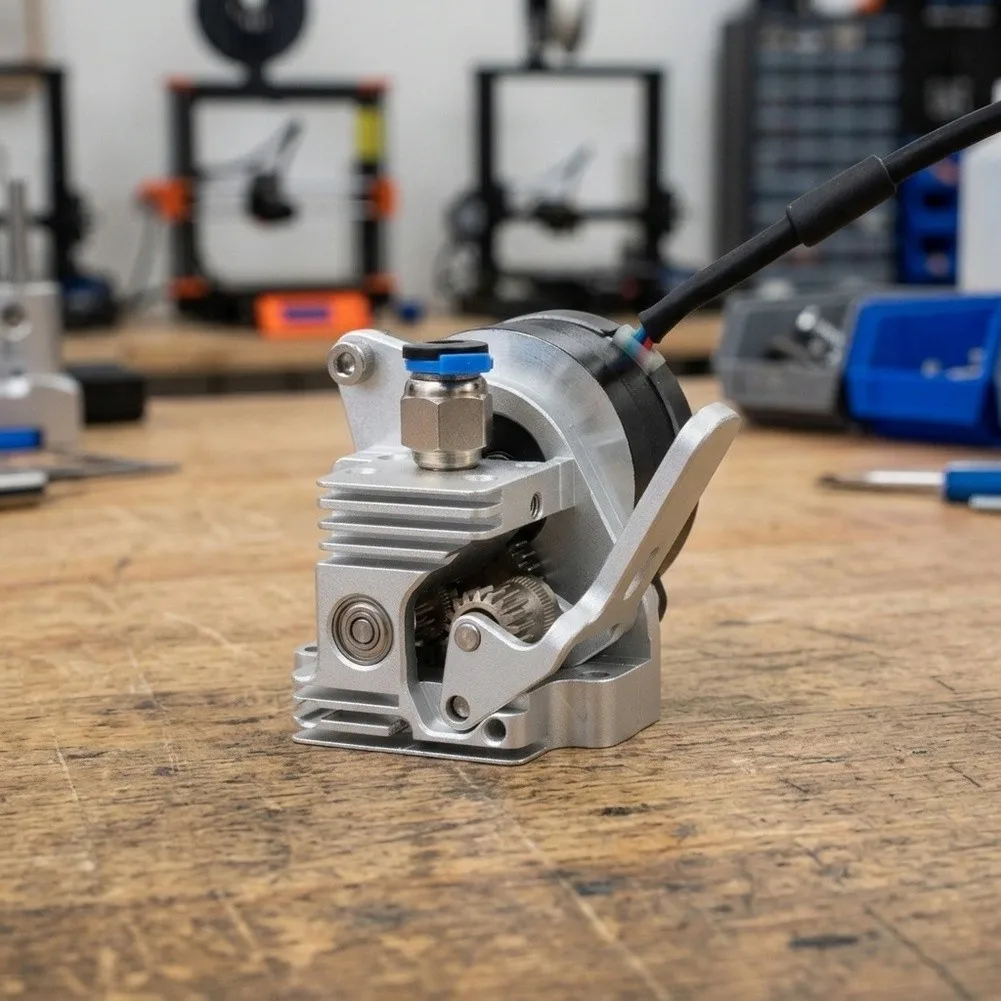 Metal Extruder Kit For IR3 V1 Short Range Version Includes NEMA14 Motor Dual Gears Cooling Fins For 3D Printing Upgrade Part