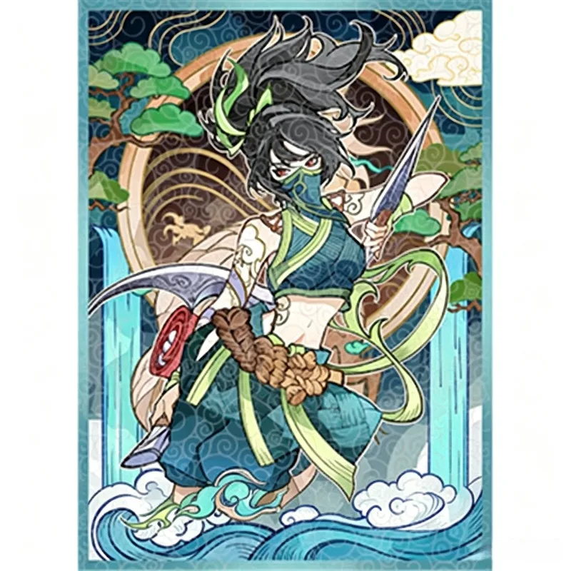 suporte-de-cartao-pintado-em-vidro-com-tema-akali-para-tcg-riftbounds-66x91mm-para-colecao-de-cartoes-de-jogo-com-protecao-vex-laser-flash