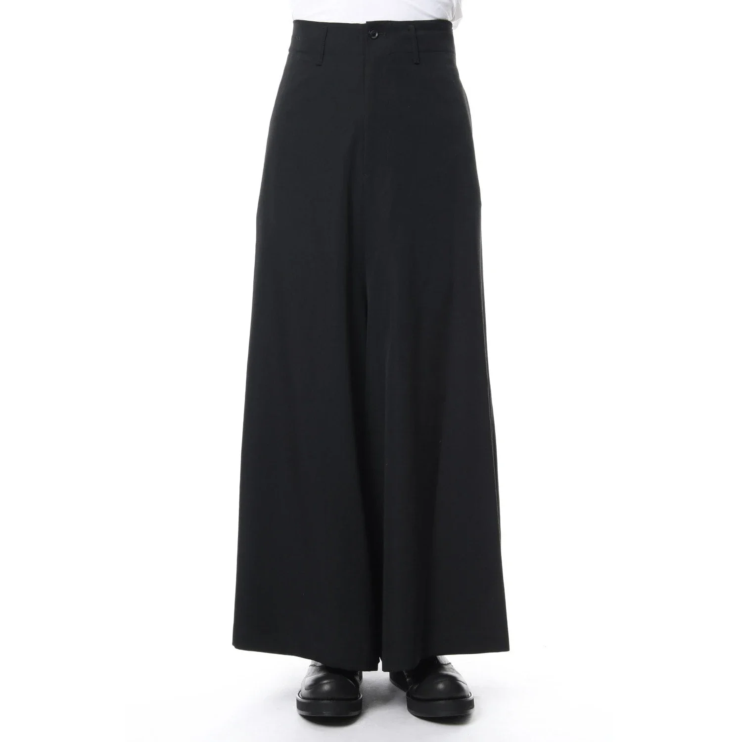 

YOJI OOAK original design loose casual pants wide legs culottes Simple classic dark men's style
